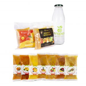 Yellow balíček - Mix 100% ovocných džusů a smoothie v balíčku