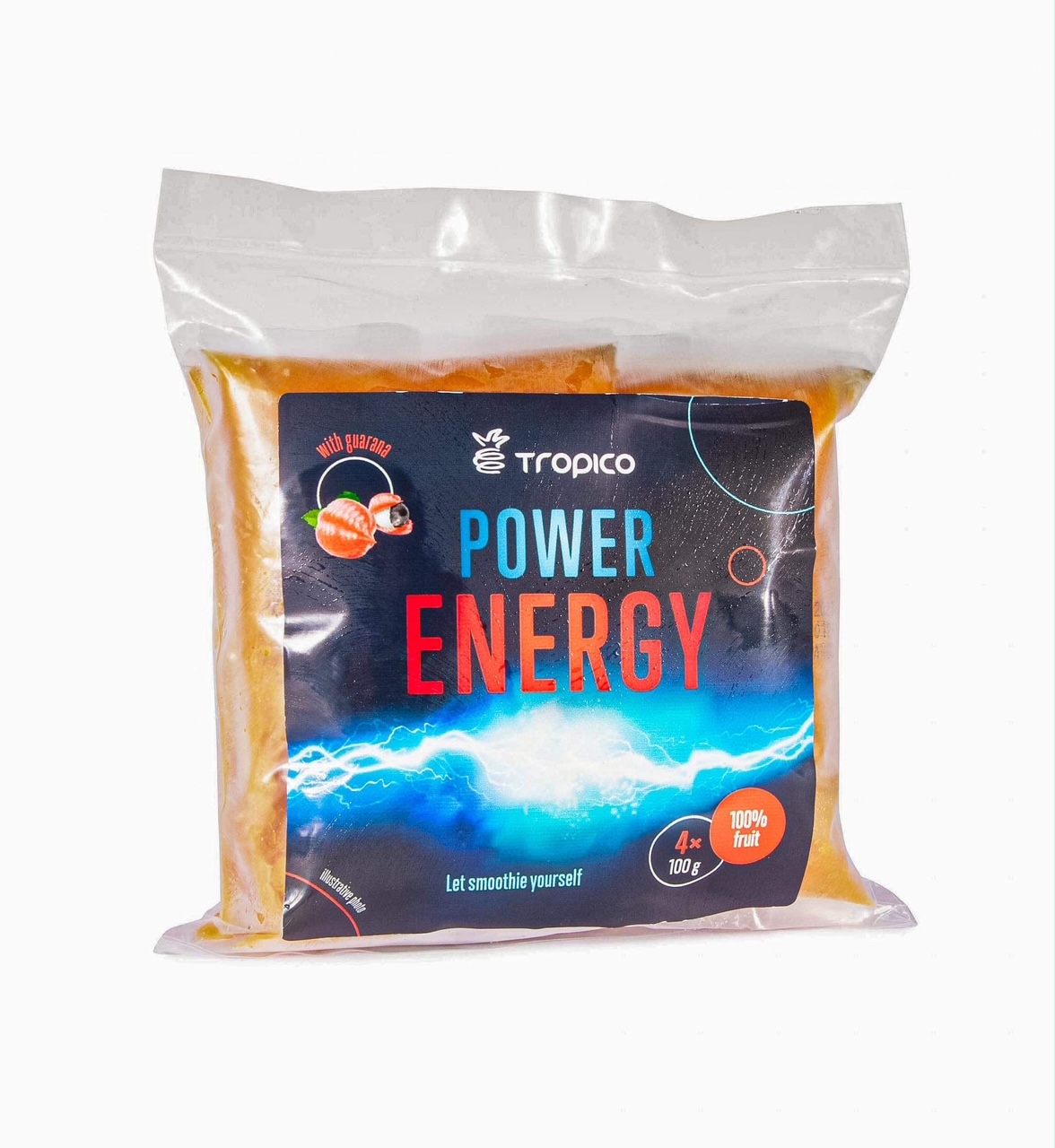 Power Energy s guaranou mražené 4 porce